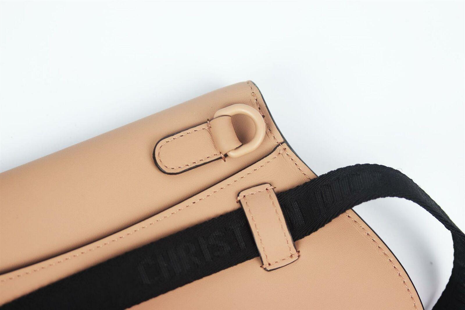 Women's Christian Dior Saddle Calfskin Leather Belt Bag