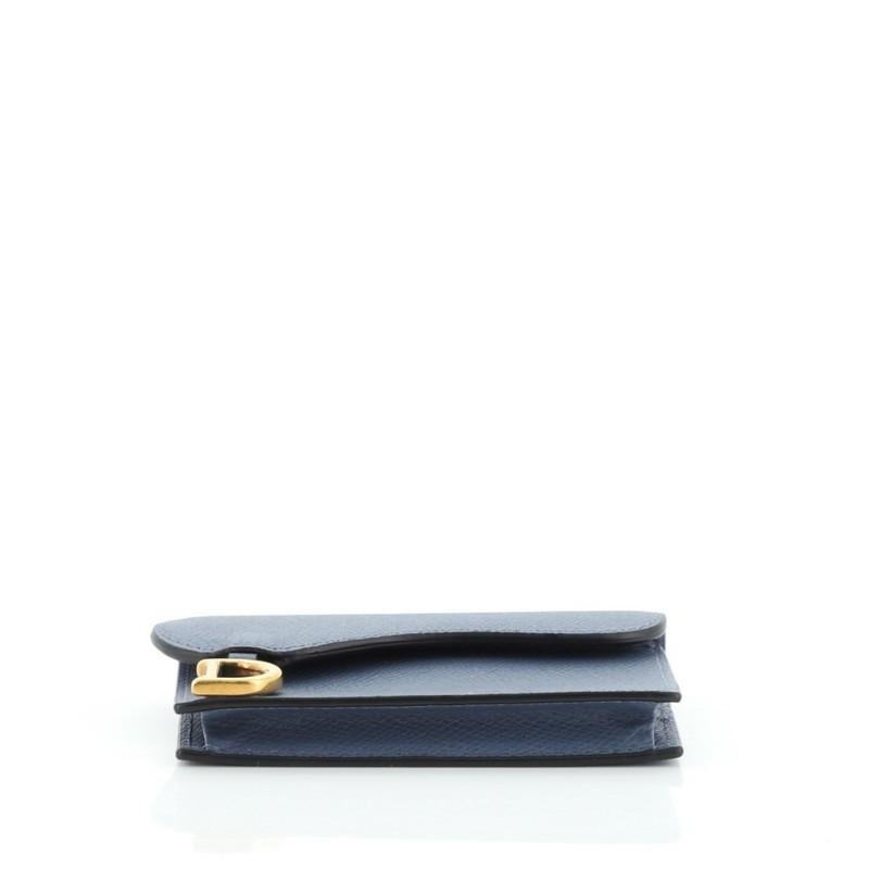 Christian Dior Sattel Kartenetui Leder für Damen oder Herren