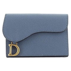 Christian Dior Saddle Card Case Leather at 1stDibs | dior card case