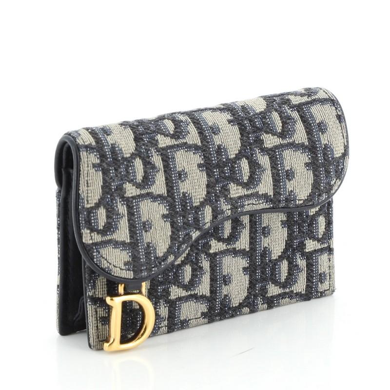 dior saddle card holder price