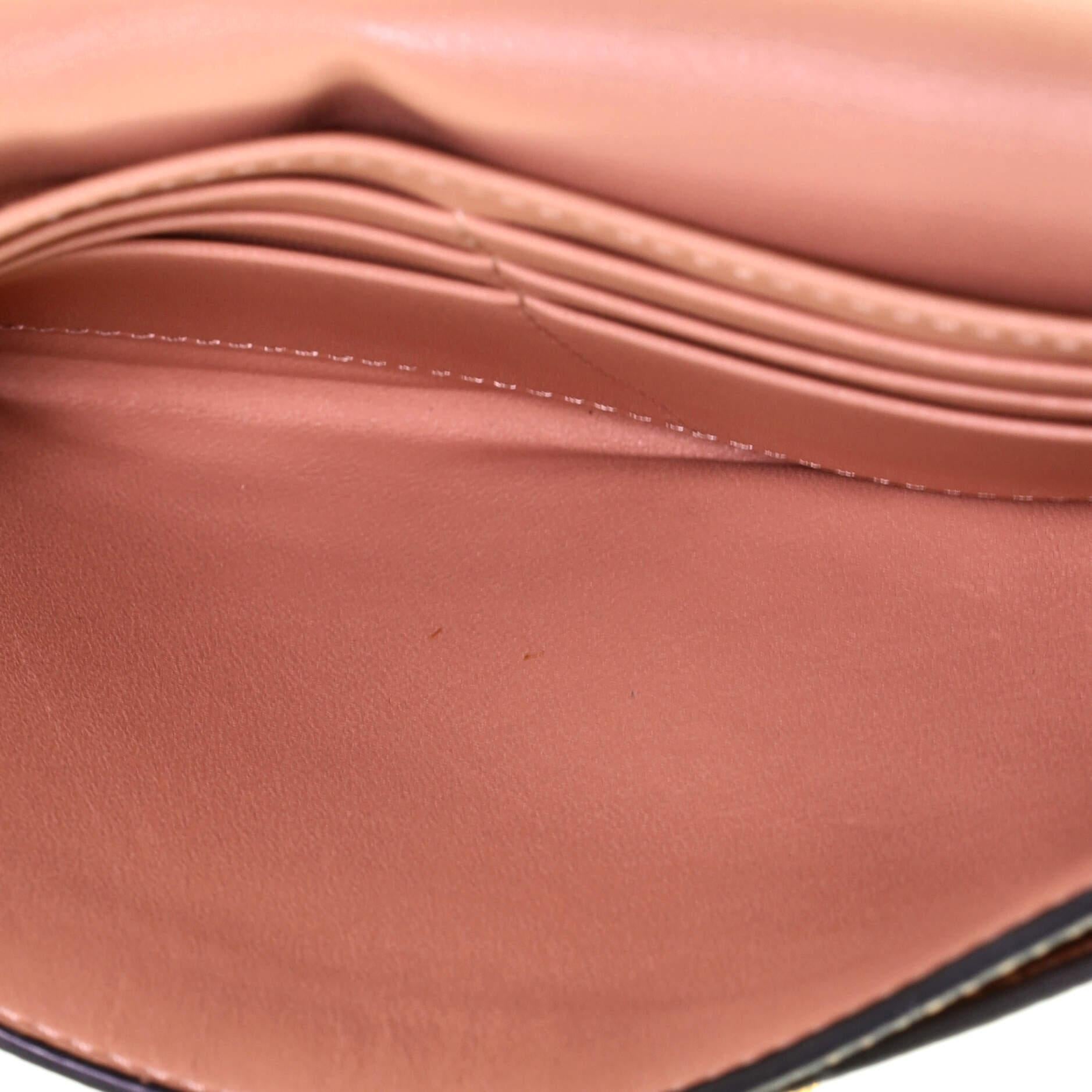 Christian Dior Portemonnaie aus Leder mit Sattelkette für Damen oder Herren