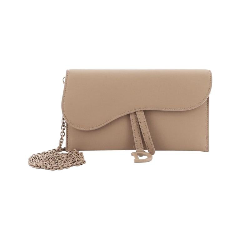 dior chain wallet