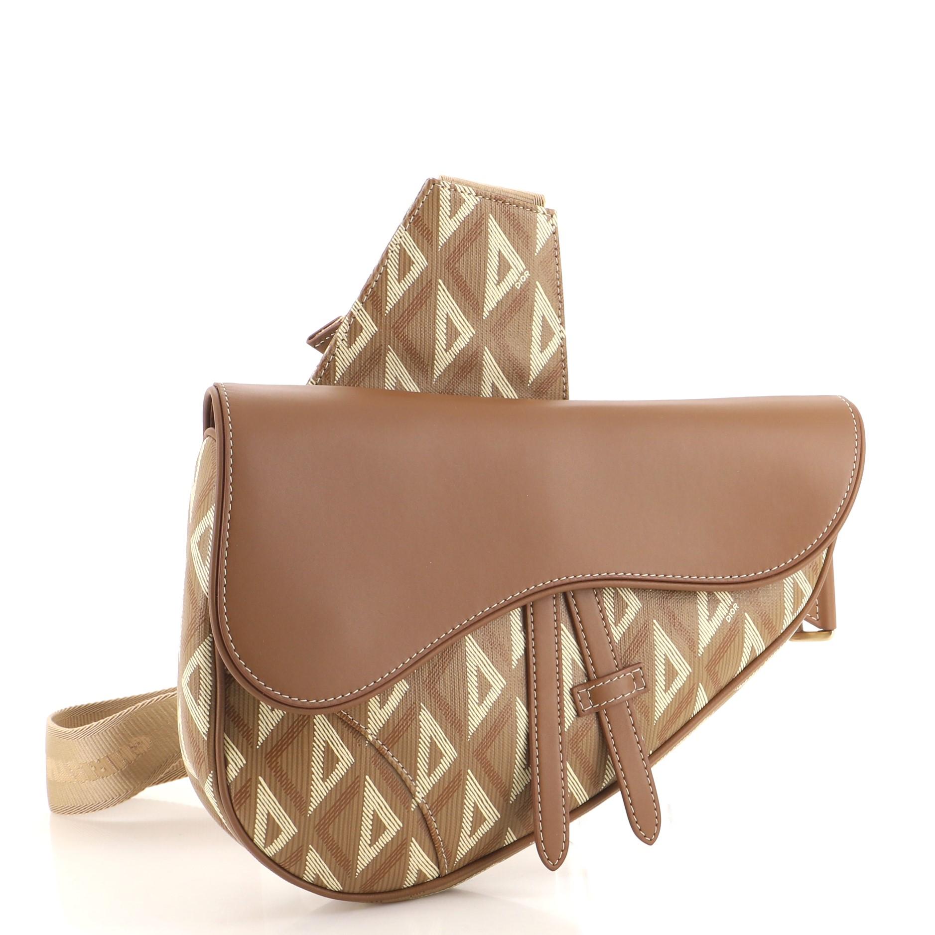 dior saddle bag with diamonds