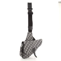 Christian Dior Saddle Crossbody Bag Oblique Canvas