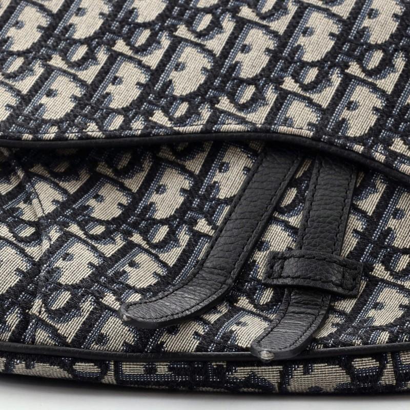 Christian Dior Umhängetasche aus schrägem Segeltuch mit Sattel 2