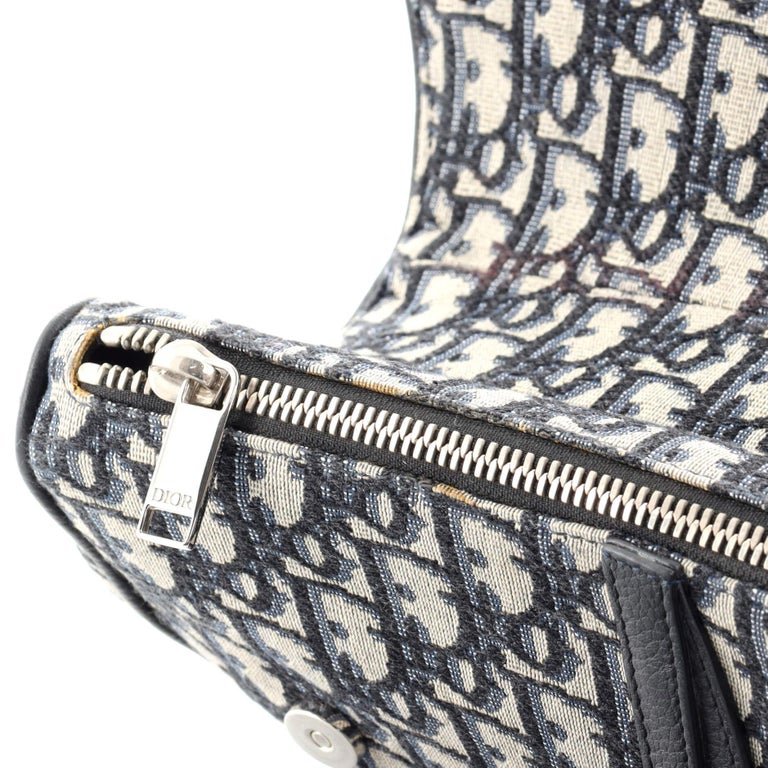 Christian Dior Saddle Crossbody Bag Oblique Canvas at 1stDibs