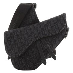Christian Dior Saddle Crossbody Bag Oblique Canvas