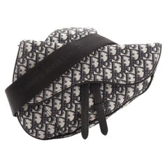 Christian Dior Saddle Crossbody Bag Oblique Canvas