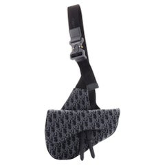 Christian Dior Saddle Crossbody Bag Oblique Canvas Christian Dior Saddle Crossbody Bag Oblique Canvas