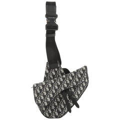 Christian Dior Saddle Crossbody Bag Oblique Canvas 