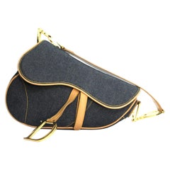 Christian Dior Saddle Denim Bag