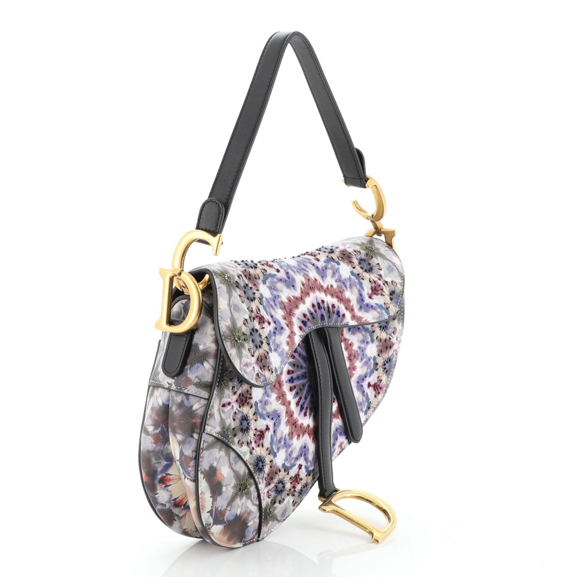 dior kaleidoscope saddle bag