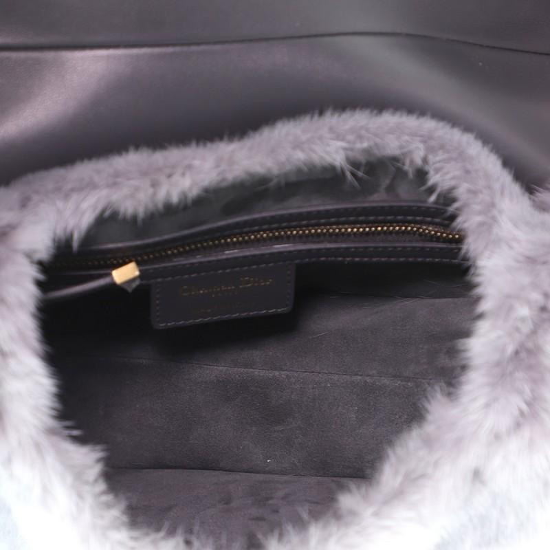 Christian Dior Saddle Handbag Fur Medium at 1stDibs | dior fur saddle ...