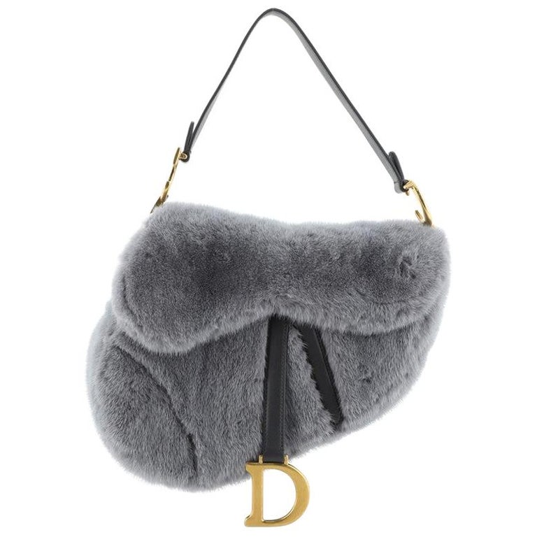 Christian Dior Saddle Handbag Fur Medium at 1stDibs | dior fur saddle bag,  fur dior saddle bag, dior mink bag