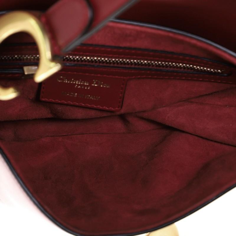 Women's or Men's Christian Dior Saddle Handbag Leather Medium 