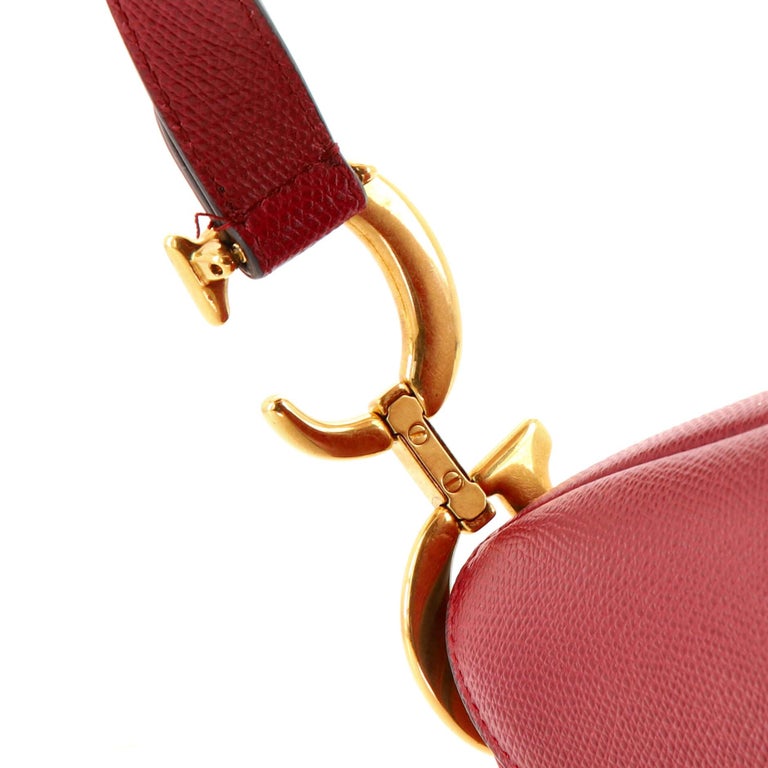 Christian Dior Saddle Handbag Leather Medium at 1stDibs