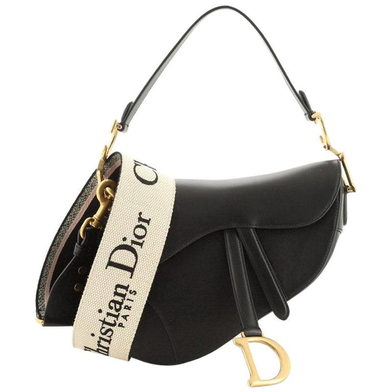 Christian Dior Saddle Handbag Leather Medium at 1stDibs