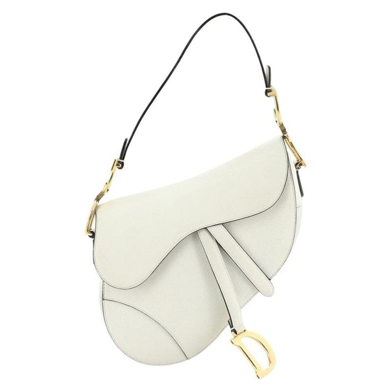 Christian Dior Saddle Handbag Leather Medium at 1stDibs