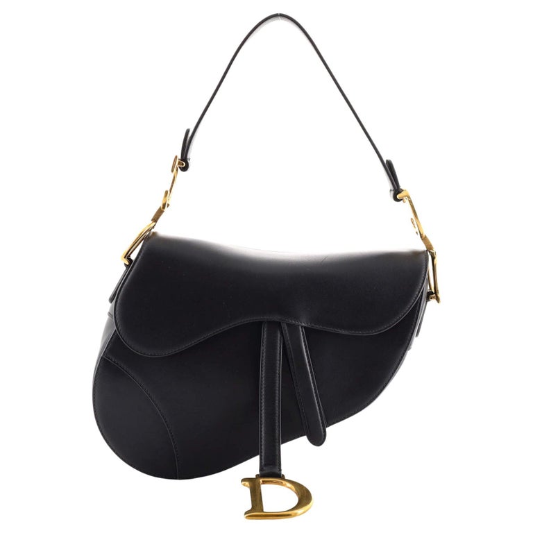 Christian Dior Saddle Handbag Leather Medium at 1stDibs