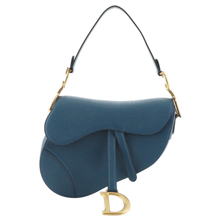 Christian Dior Saddle Handbag Leather Medium at 1stDibs