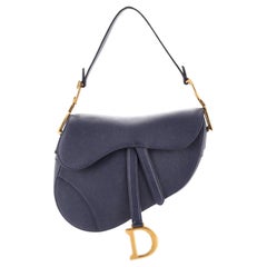 Christian Dior Saddle Handtasche Leder Medium