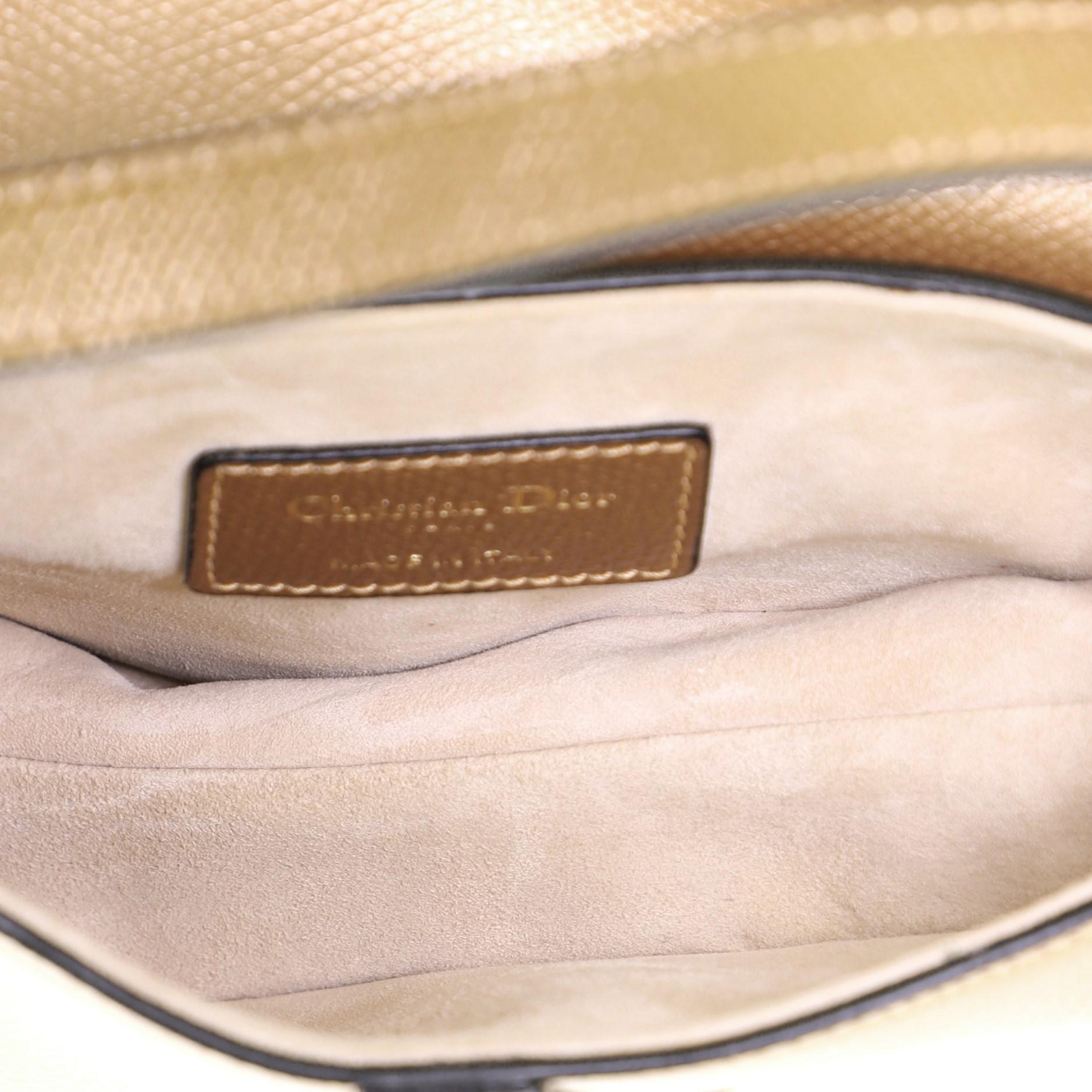 Women's or Men's Christian Dior Saddle Handbag Leather Mini