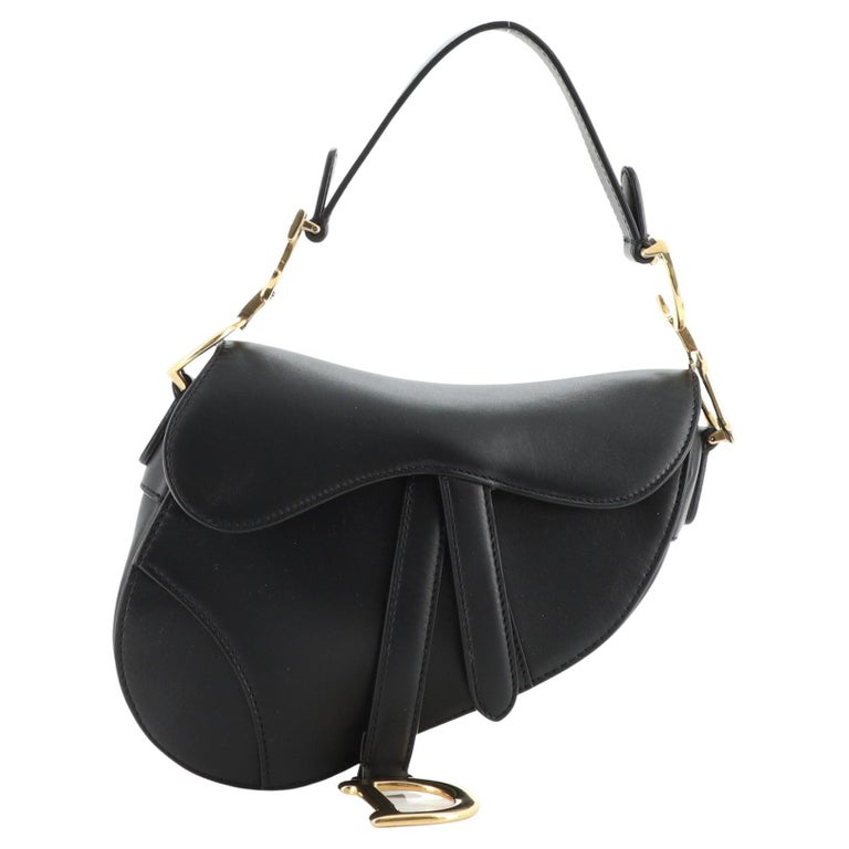 Christian Dior Saddle Handbag Leather Mini at 1stDibs