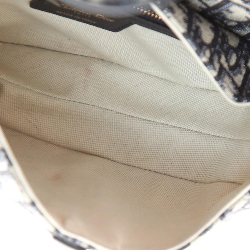 Christian Dior Saddle Handbag Oblique Canvas Medium 2