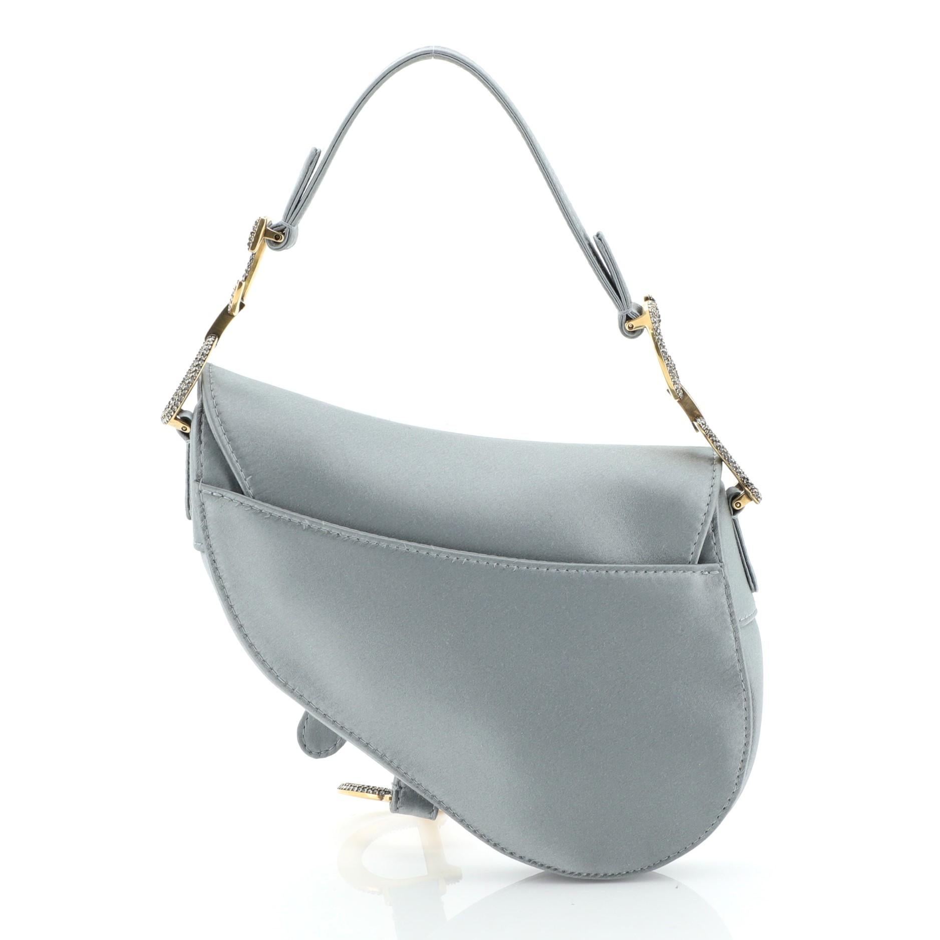 dior saddle crystal