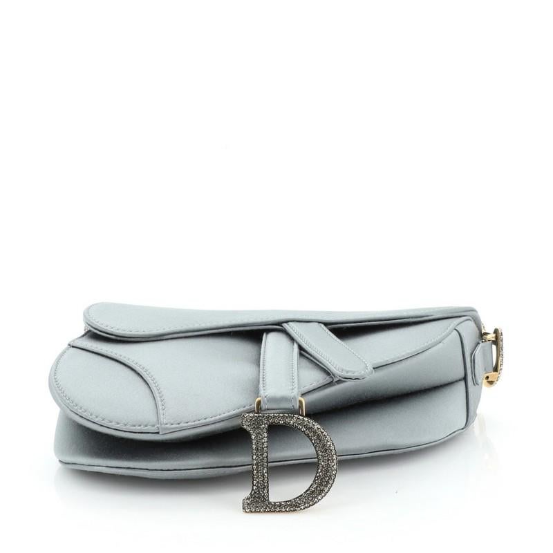Satin dior saddle bag cheap