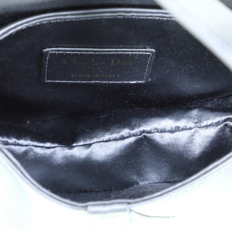 dior satin saddle bag crystal