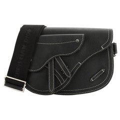 Christian Dior Saddle Messenger Bag Leather