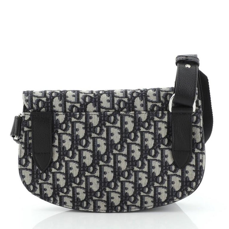 Christian Dior Saddle Messenger Bag Oblique Canvas at 1stDibs
