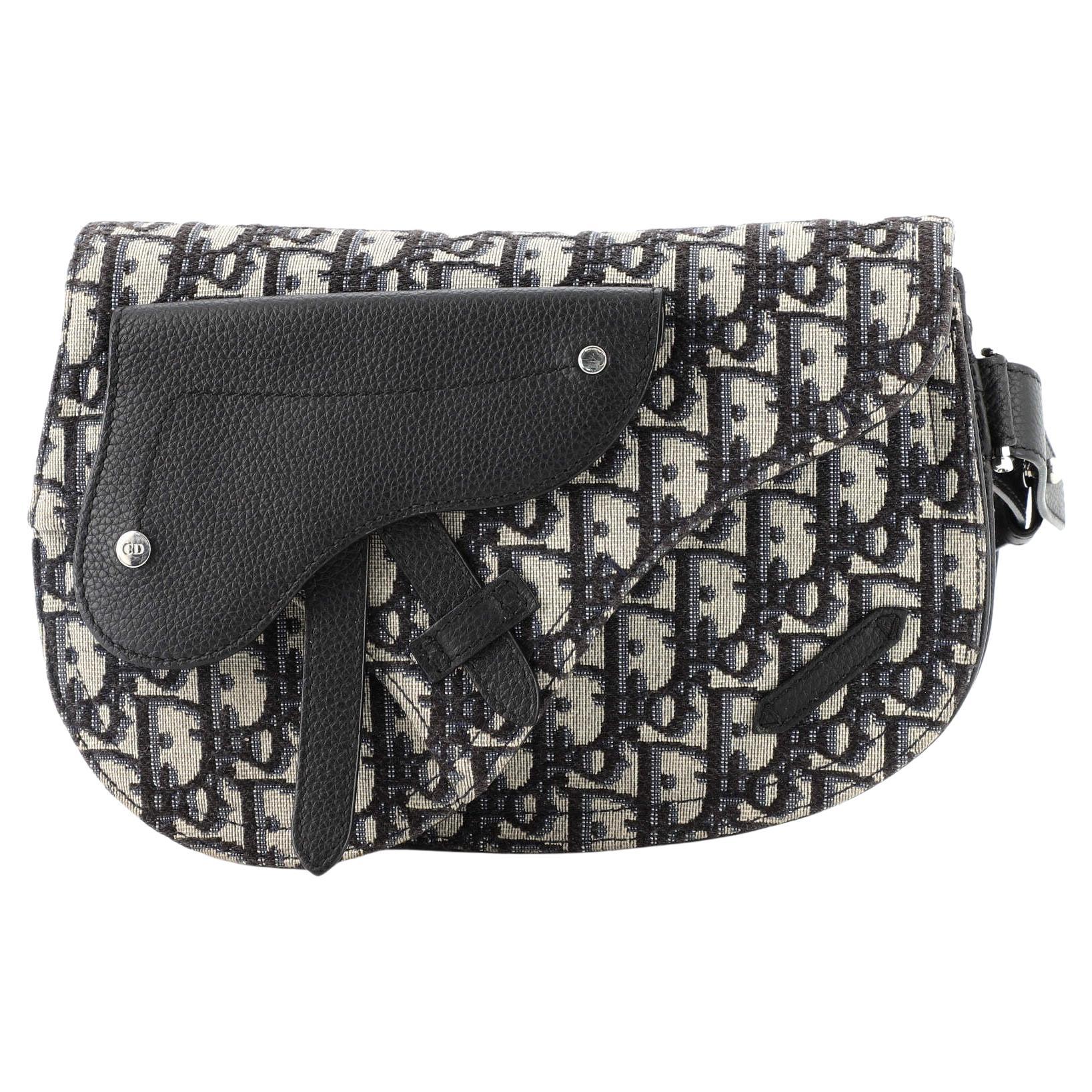 Christian Dior Saddle Messenger Pouch Oblique Canvas For Sale at 1stDibs
