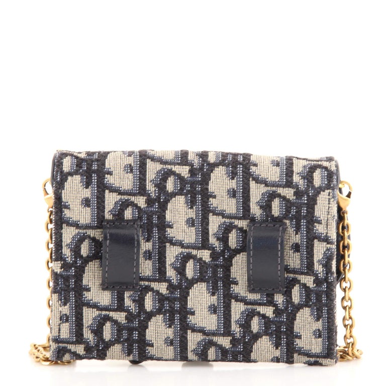 Christian Dior Saddle Nano Pouch Oblique Canvas at 1stDibs