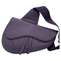 Christian Dior Saddle Oblique Gris Tourterelle Belt Bag / Chest Pouch