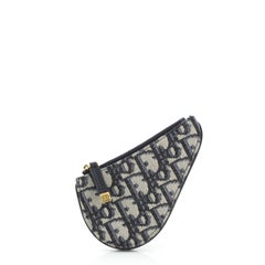 Christian Dior Saddle Pouch Oblique Canvas