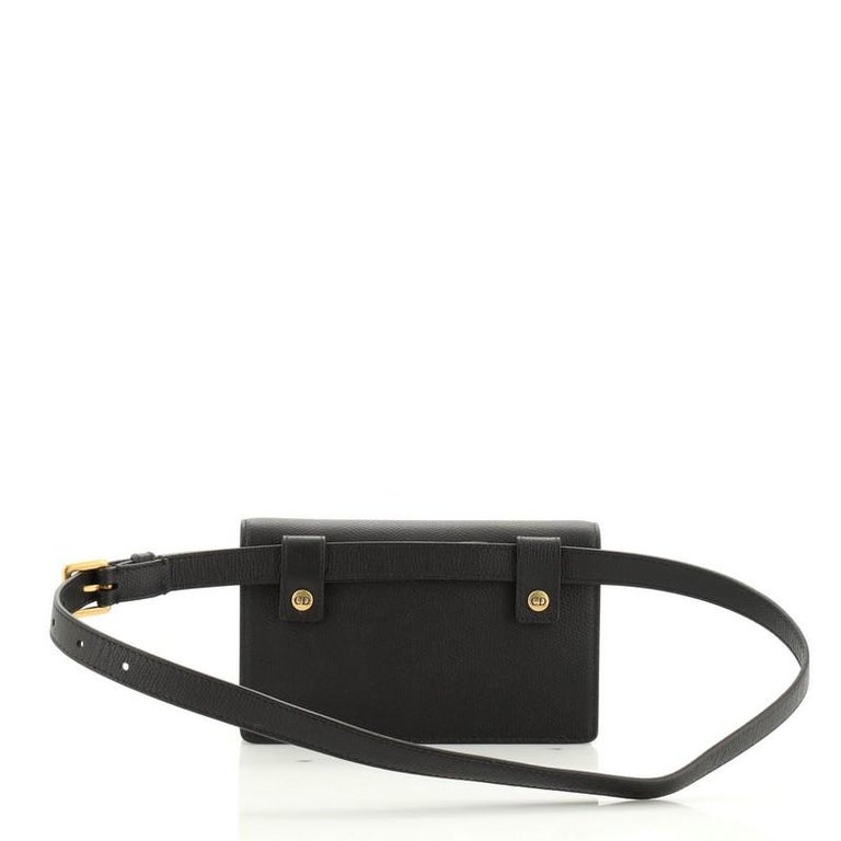 Christian Dior Saddle Rectangular Belt Bag Leather For Sale at 1stdibs