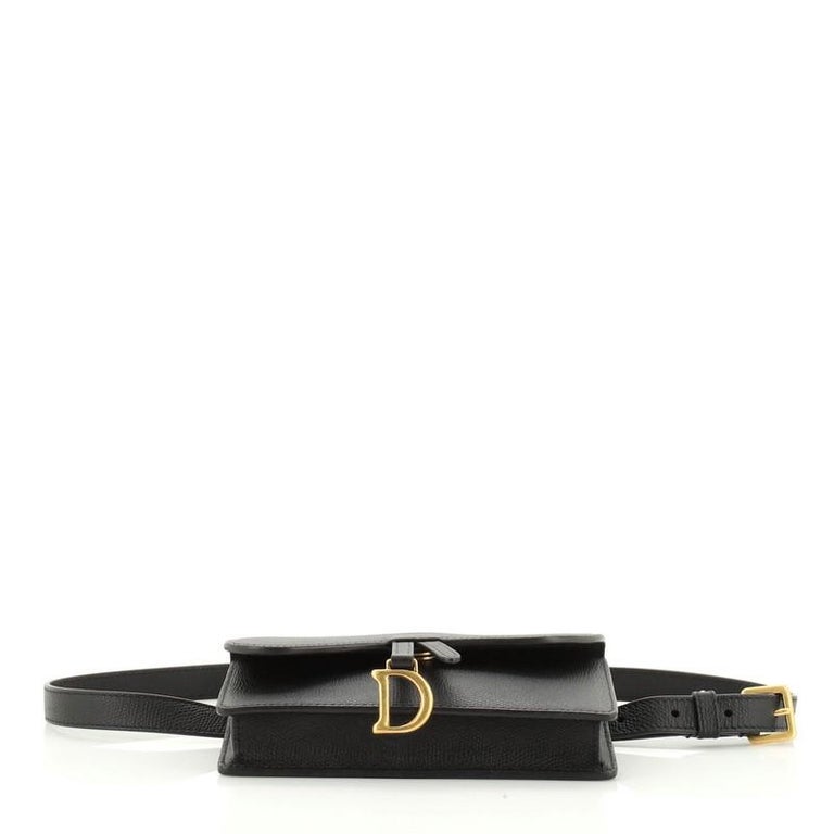 Christian Dior Saddle Rectangular Belt Bag Leather at 1stDibs dior