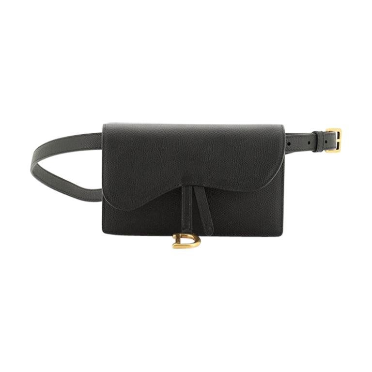 Christian Dior Saddle Rectangular Belt Bag Leather at 1stDibs | dior ...