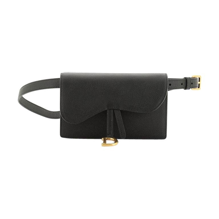 Christian Dior Saddle Rectangular Belt Bag Leather at 1stDibs dior