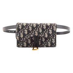 Christian Dior Saddle Rectangular Belt Bag Oblique Canvas
