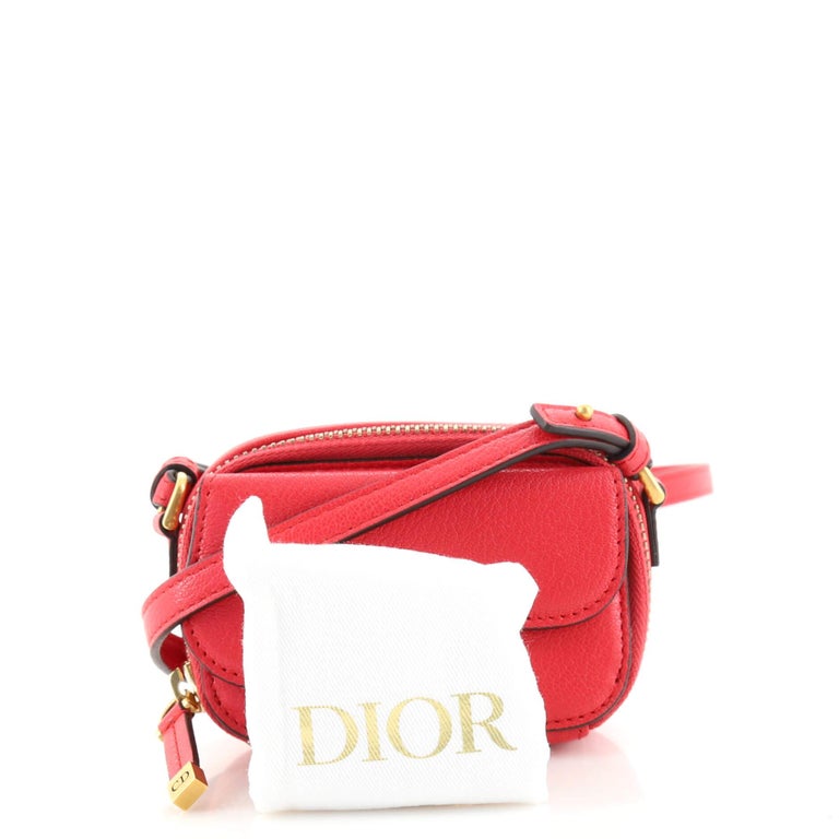 Dior Mini Saddle Shoulder Strap Pouch