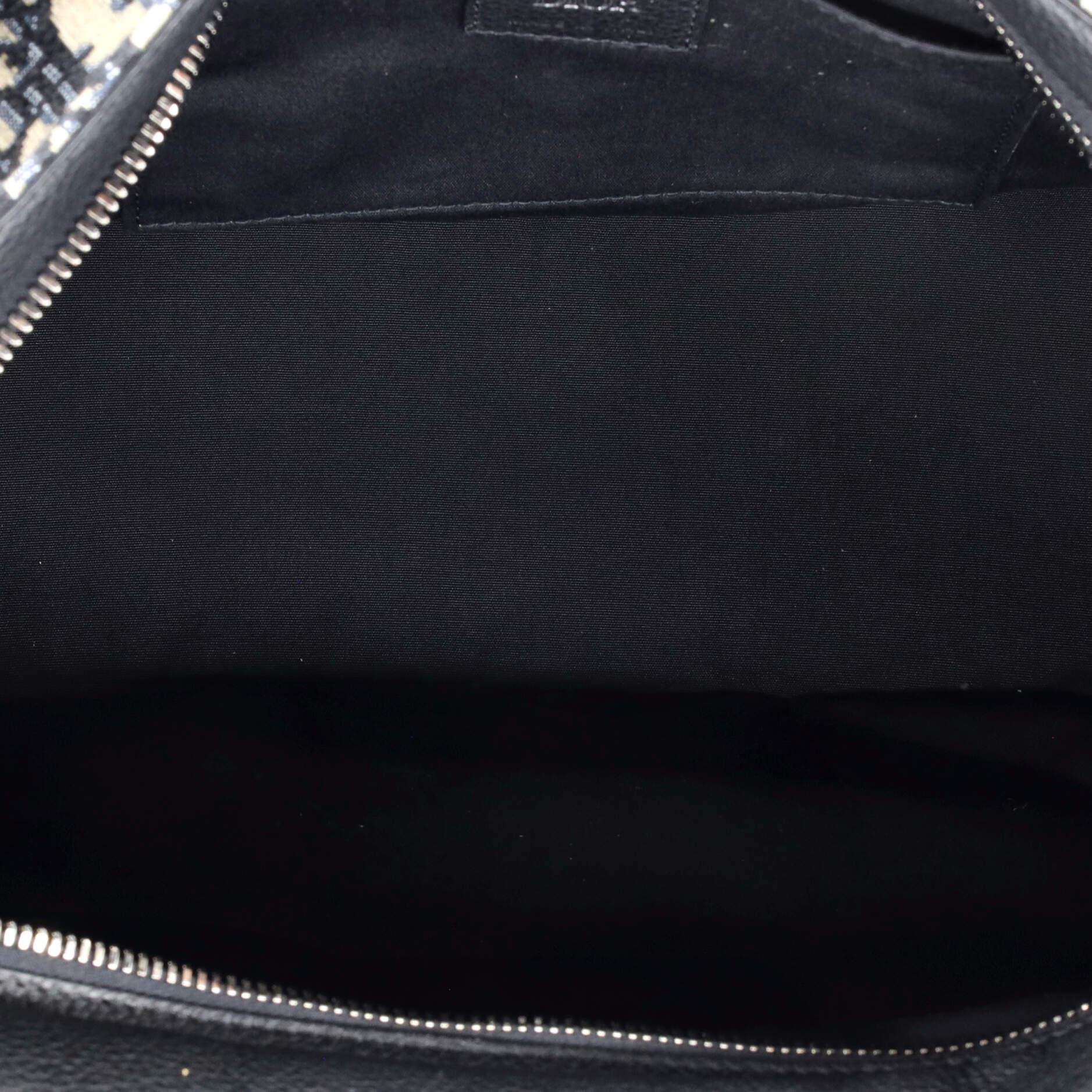 Women's or Men's Christian Dior Saddle Soft Bag Oblique Canvas