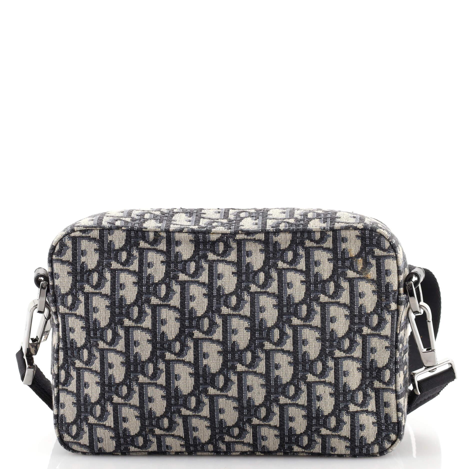 Christian Dior Safari Messenger Bag Oblique Canvas In Good Condition In NY, NY