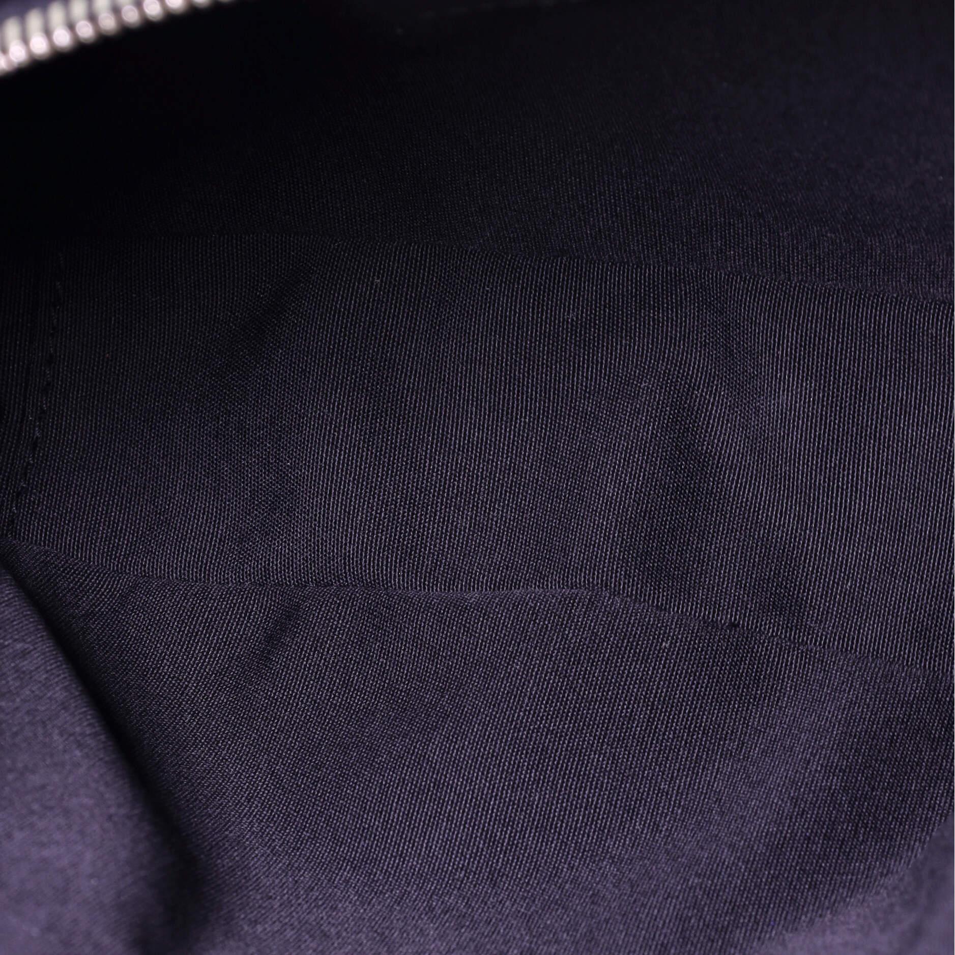 Black Christian Dior Safari Messenger Bag Oblique Galaxy Leather