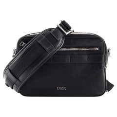 Christian Dior Safari Messenger Bag aus verschlungenem Galaxy-Leder