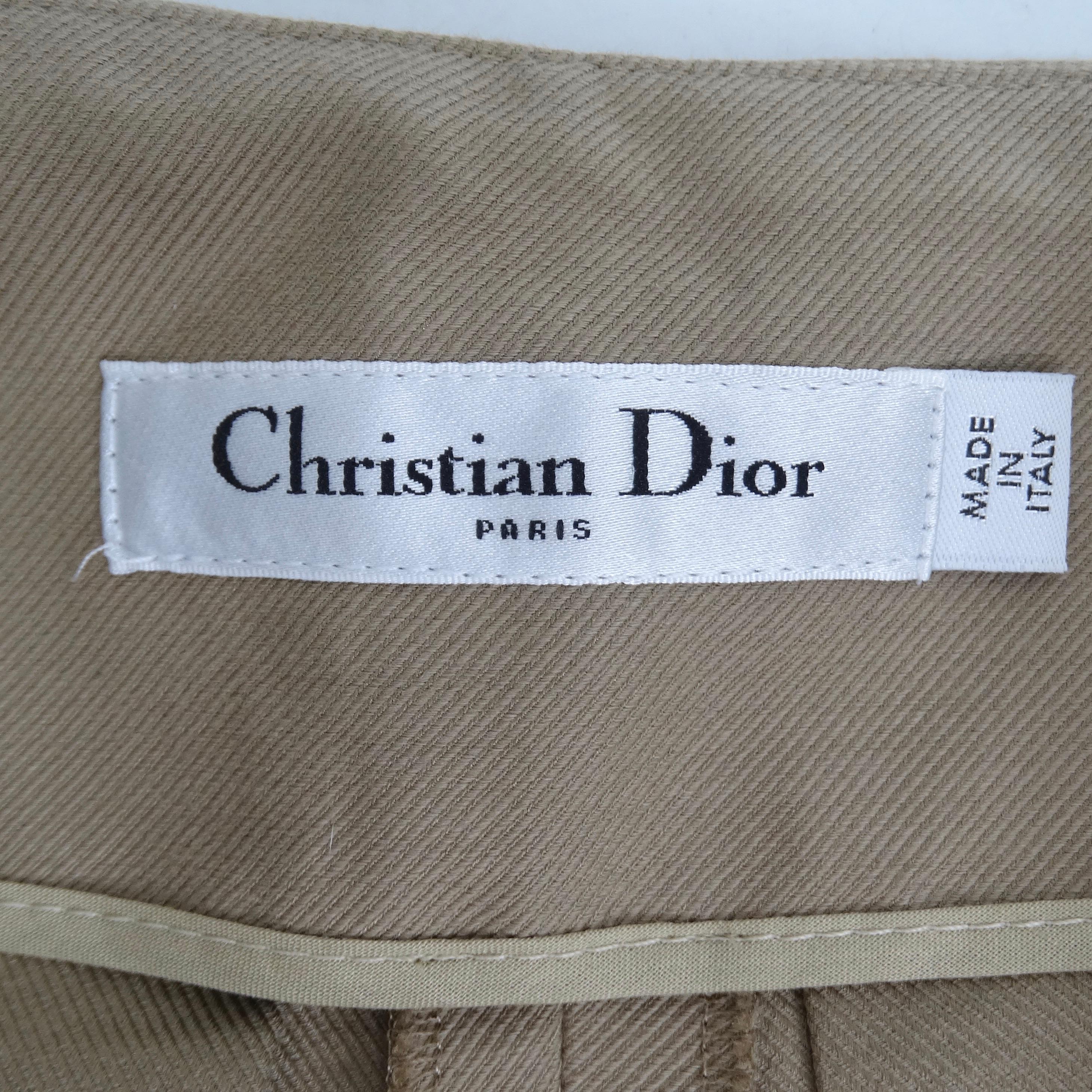 Christian Dior Safari Utility Jacket, Shorts, and Belt Set 10