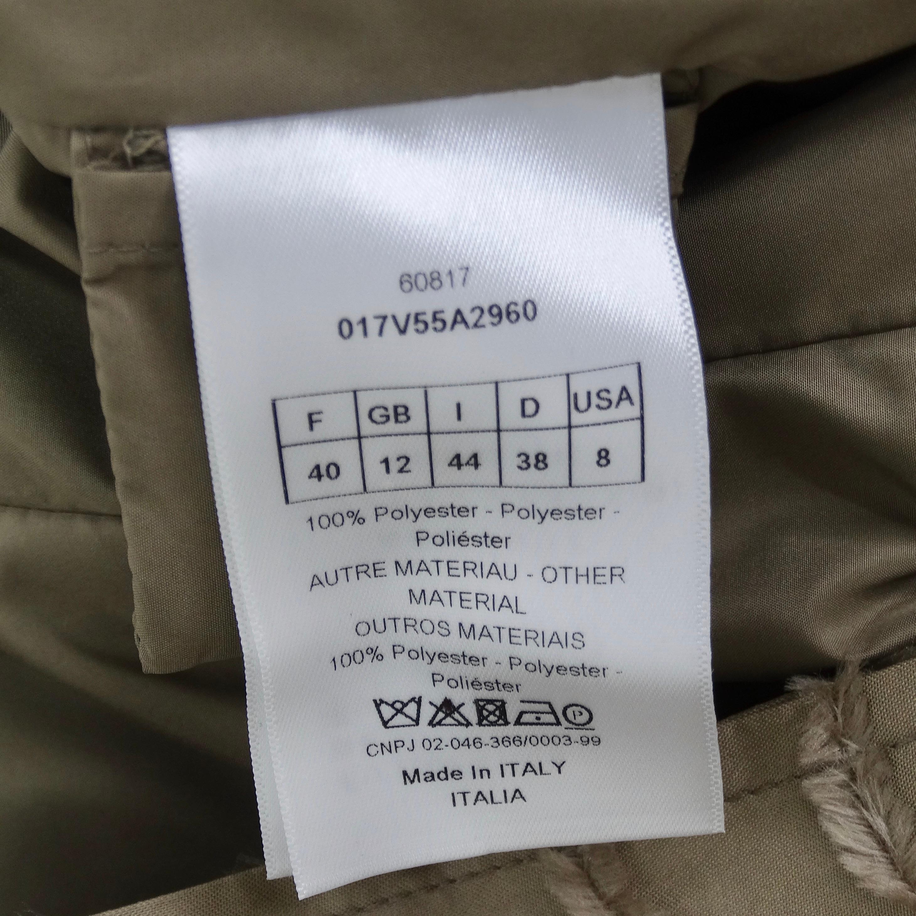 Christian Dior Safari Utility Jacket, Shorts, and Belt Set 15