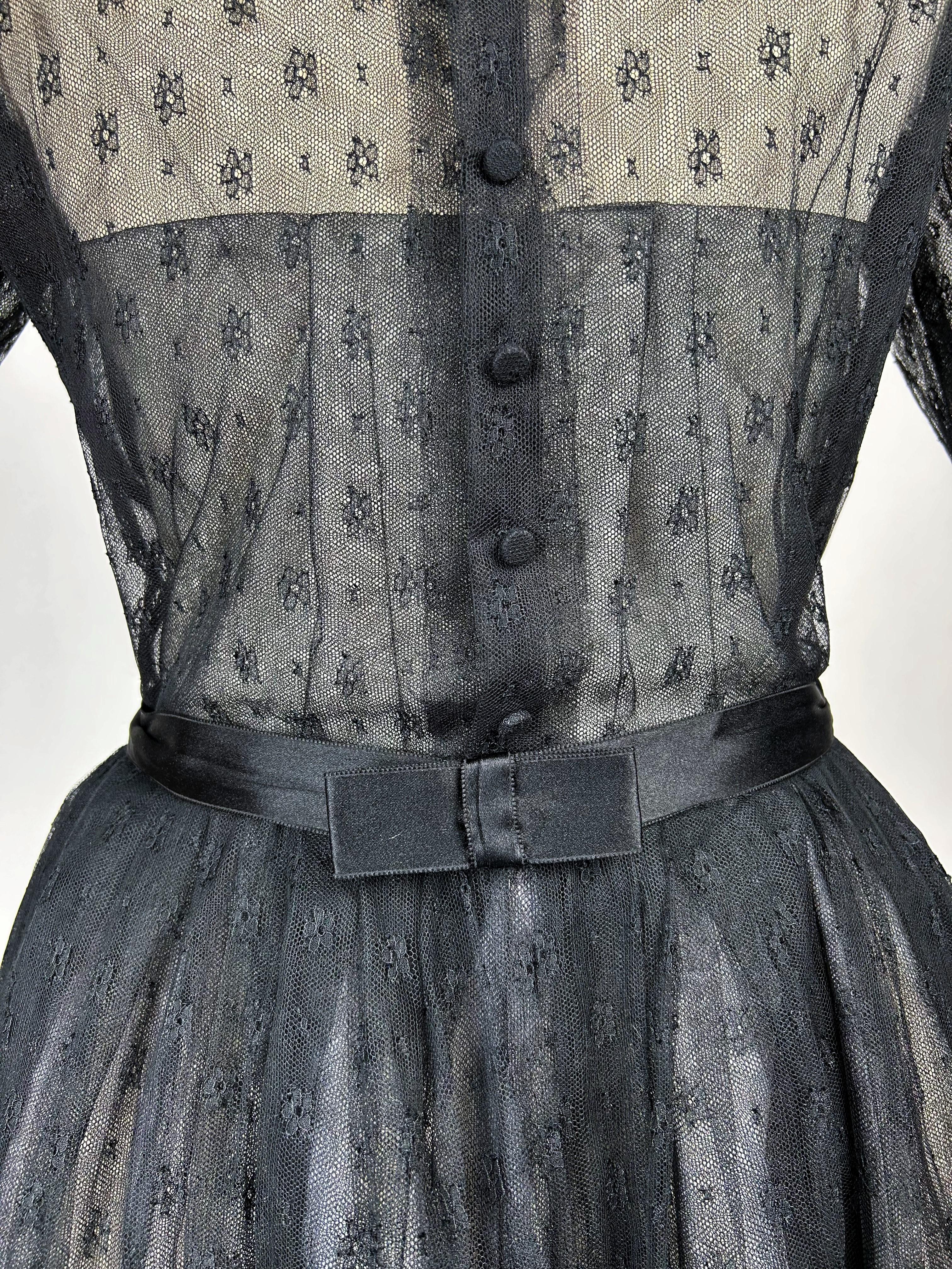 Christian Dior/Saint Laurent Couture Lace Dress (attributed to) Almaviva C.1960 6